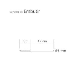 Kit Com 3 Prateleiras 40 X 10cm Suporte Invisivel - Cor Branco