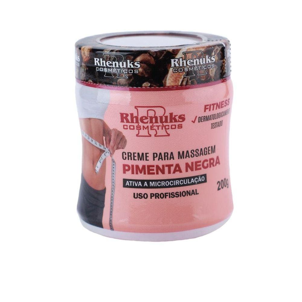 Gel massagem PIMENTA NEGRA ativa microcirculação - Rhenuks