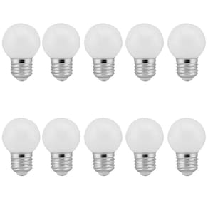 10 Lâmpadas Led Bolinha Decorativa Orby 3W 110V Branco Frio
