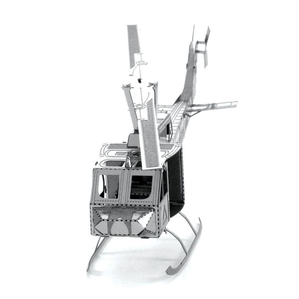 MINIATURA DE MONTAR METAL EARTH HELICOPETERO Bell UH-1 HUEY