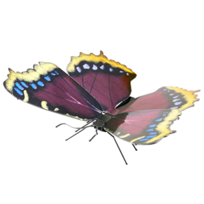 Miniatura De Montar Metal Earth Borboleta Mourning Cloak