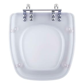 Assento Sanitário Poliester Fit Cristal para vaso Celite
