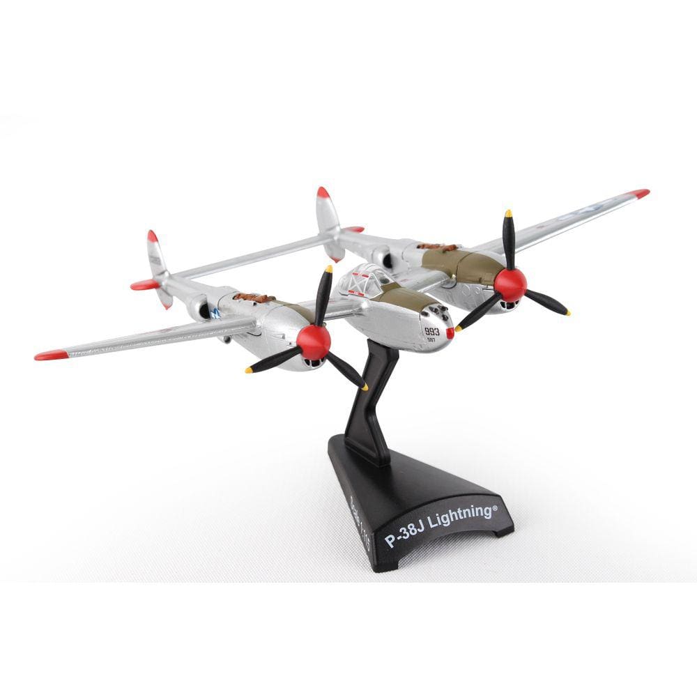 Miniatura Avião Caça Guerra Americano Lockheed P-38 1/115