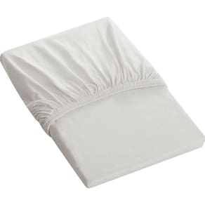 Lençol Tecebem Solteiro King Malha C/Elástico Liso Branco