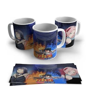Caneca de Porcelana Naruto Shippuden Personagens