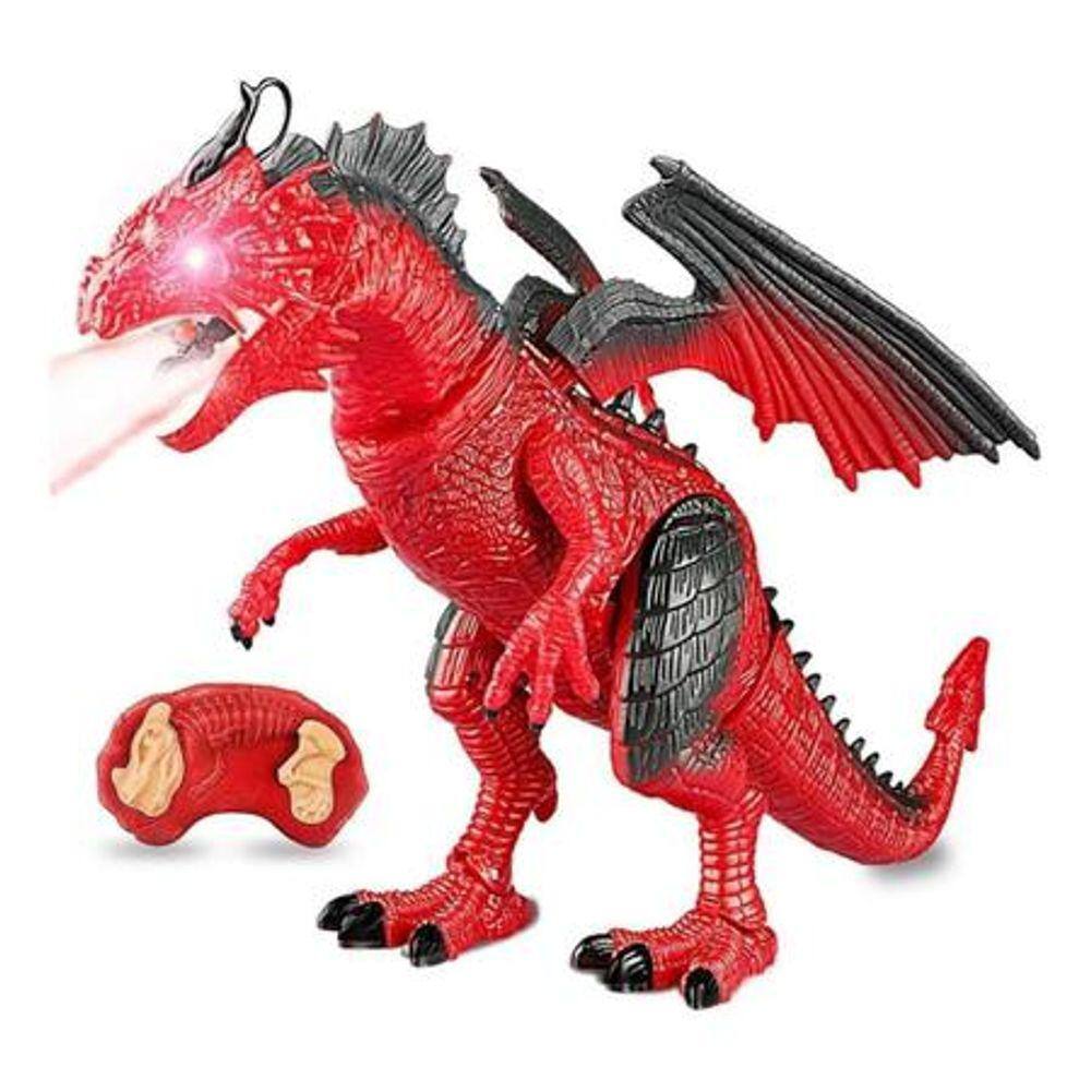 Dinossauro de Brinquedo Controle Remoto com LED