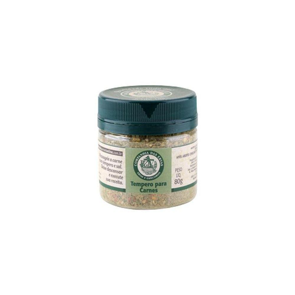 Kit 3X: Tempero Para Carnes Companhia Das Ervas 80G