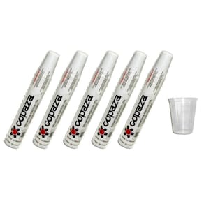 Copo Plástico 180Ml Branco Pacote C 100U Kit 5