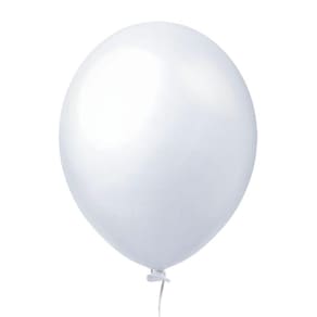Balão 8 Branco Happy Day 50 Un