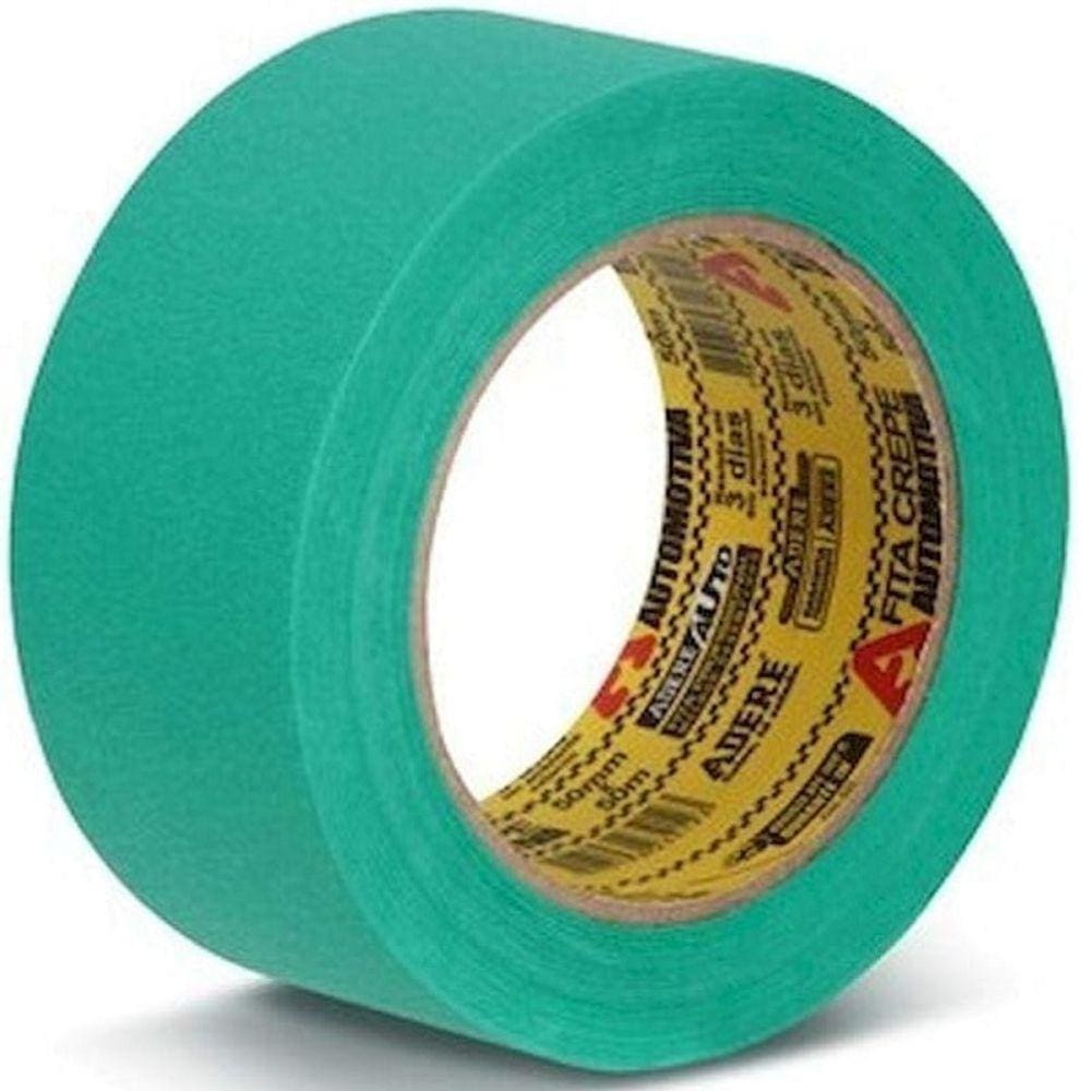 Fita Crepe Automotiva 525 Verde 48MM X 50M Adere
