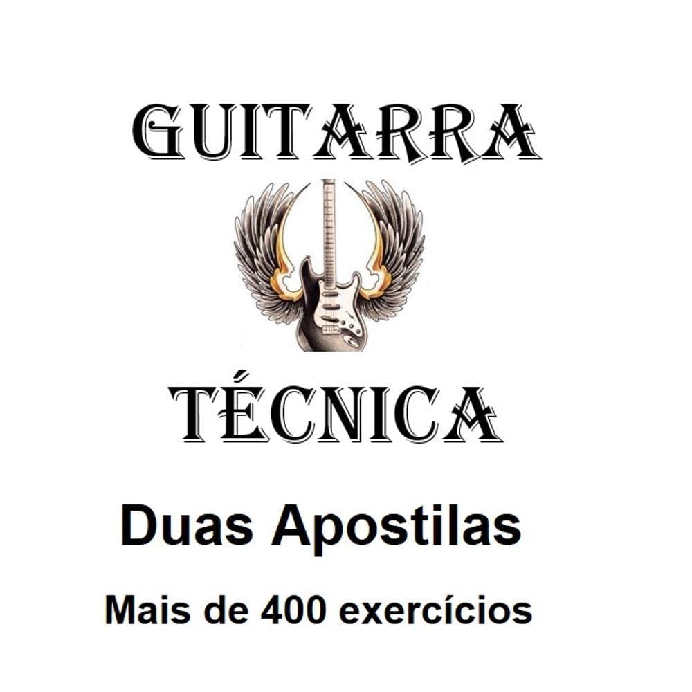 Apostilas para Guitarra - Estudos de técnica nível 1 e 2