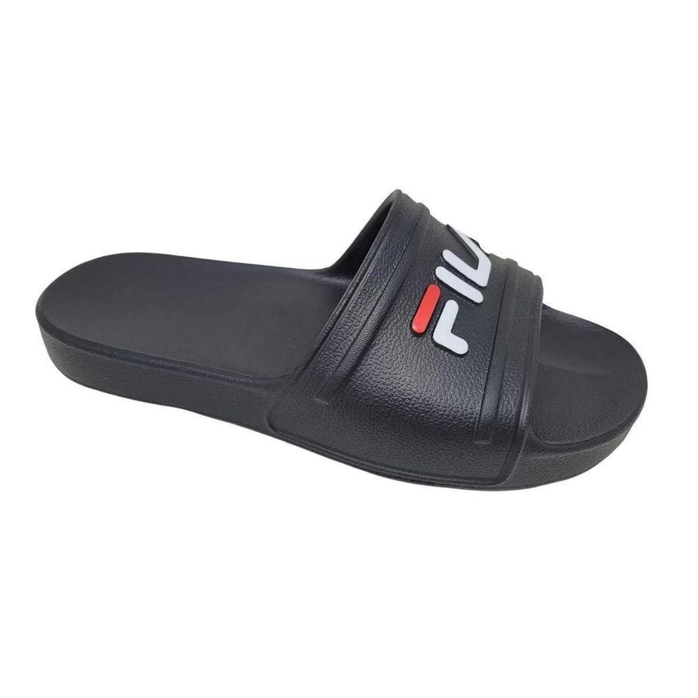 Chinelo Fila Sleek Slide Preto-Masculino