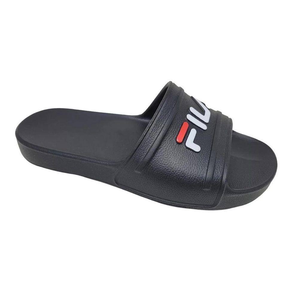 Chinelo Fila Sleek Slide Preto-Masculino