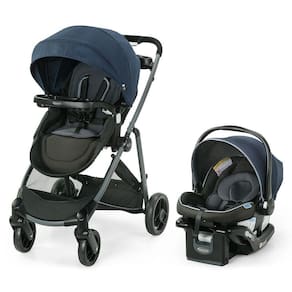 Carrinho de Passeio Graco Travel System Element LX Azul
