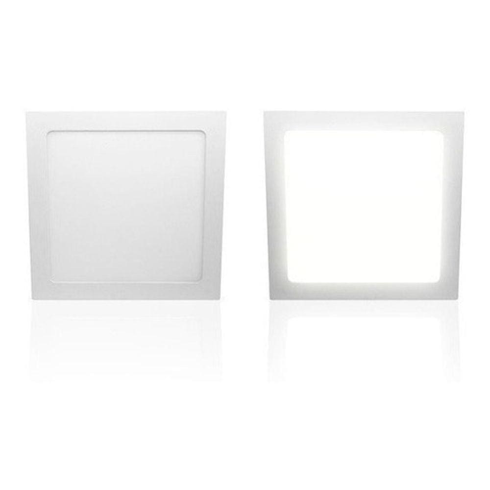 Plafon Taschibra Luminária Teto Led 24w Quad Embutir Paflon Cor Luz Quente - 3000k Voltagem 110v/220v