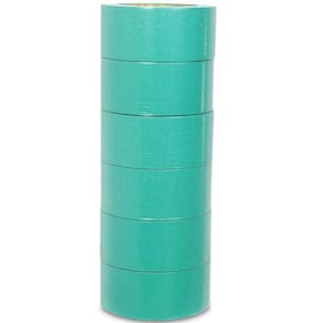 Kit 6 Fita Crepe Automotiva 525 Verde 48MM X 50M Adere