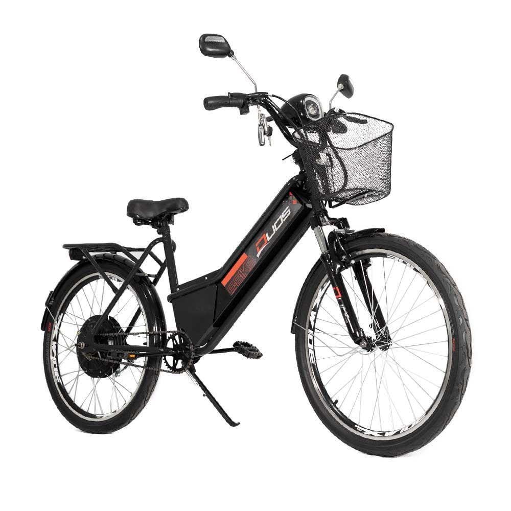 Bicicleta Elétrica - Confort - 800W - Preta - Duos Bikes