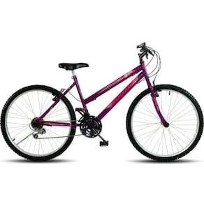 Bicicleta Aro 26 18 Marchas South Love Girl Freio V-brake - Roxo Roxo