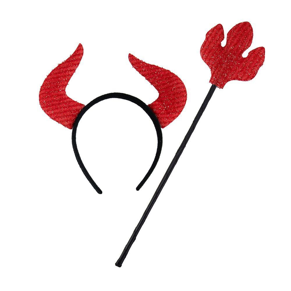 Kit Tiara e Tridente Le Halloween