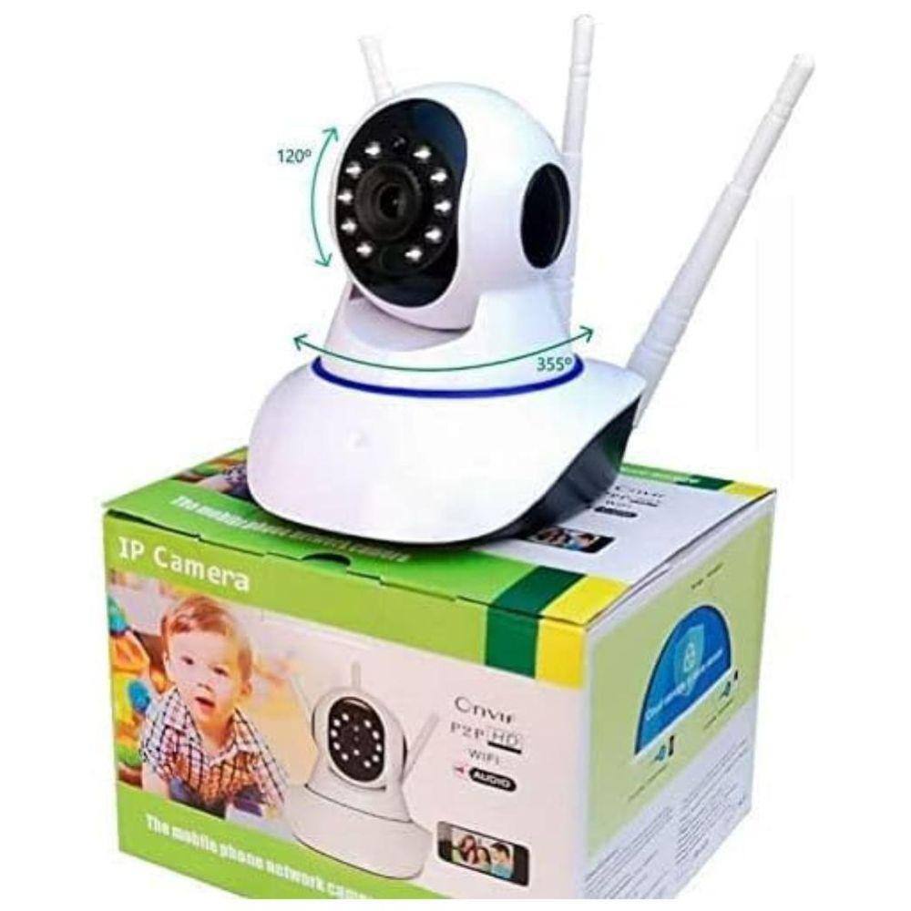 Câmera IP WiFi HD 1080P 3 Antenas -