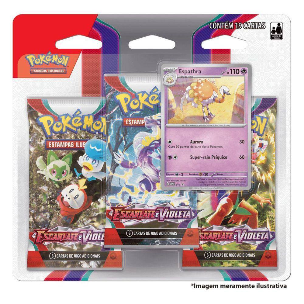 Cartas Pokemon Box Display Escarlate e Violeta - Copag