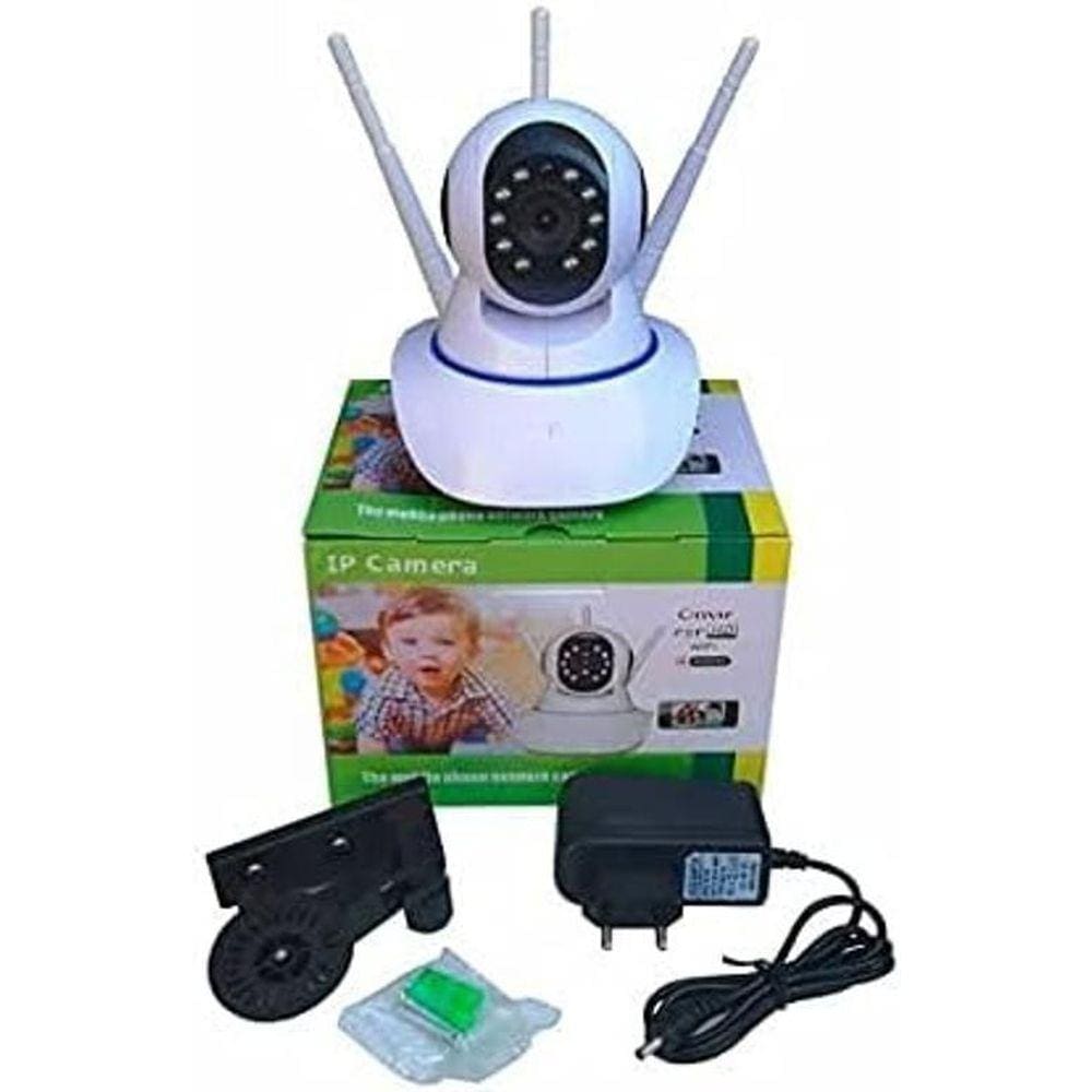 Câmera IP Wifi 3 Antenas Visão Noturna