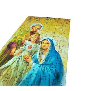 Quebra-cabeça MDF Sagrada Família - 120 Peças 32,2x21,6cm