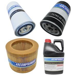 Kit de Filtros e 5L de Óleo Similares Para Fiac New Crs 15
