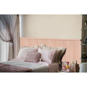Ripas para Cabeceira de Cama Casal/queen/king 240cm Marfim