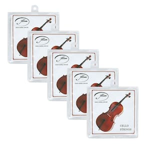 Kit 5 Encordoamentos de Aço para Cello Alan