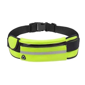 Pochete para corrida Lycra Neon 41cm Verde 130cm
