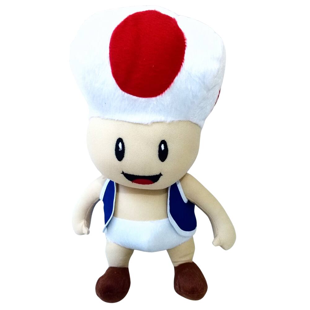 Pelúcia Toady 35cm da Turma do Mario Bros