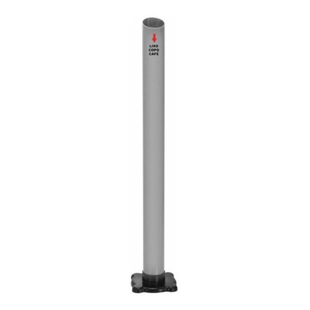 Lixeira De Copos Com 1 Tubo Café Cinza
