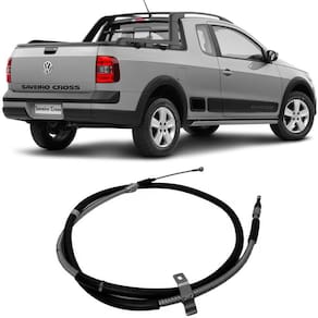 Cabo Freio 1822mm Saveiro G5 2010 a 2015 Traseiro LD Tuba
