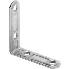 Placa Conectora Dobrada 7 x 7mm com 2 Unidades e 8 Parafusos