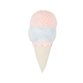 Pelúcia Sorvete Casquinha Rosa Azul 28cm