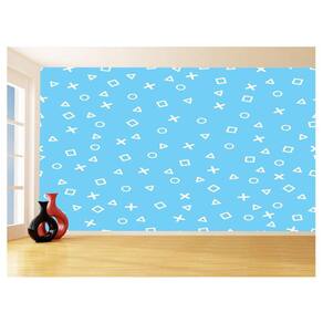 Papel De Parede 3D Infantil Controles Botões Ps 3,5M Azs318