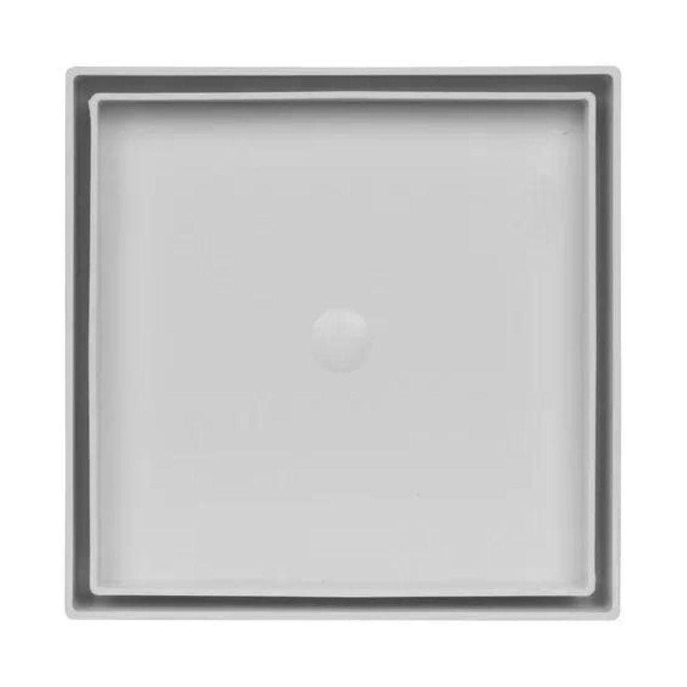 Ralo Oculto Invisível Branco Astra Universal PVC ABS PP 10cm