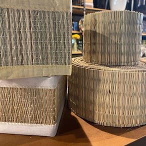 Junco Natural para Artesanato, Decoração, Enfeites 5mt x 30cm