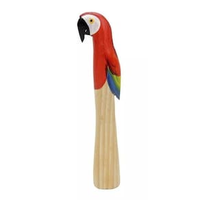 Socador Caipirinha Macerador Artesanal 19cm Vermelho