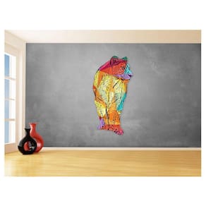 Papel De Parede Animais Pop Art Leoa Colorido 3,5M Pxa459