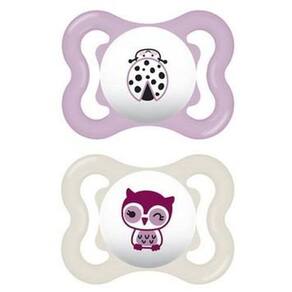 Chupeta Supreme - 0-6 Meses Rosa - Embalagem Dupla - Mam