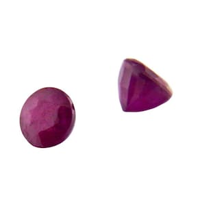 Gema Rubi Brilhante Natural Facetado Para Joia 0.2ct 3mm