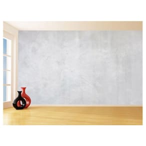 Papel De Parede 3D Concreto Queimado Liso Cinza 3,5M Kkt06