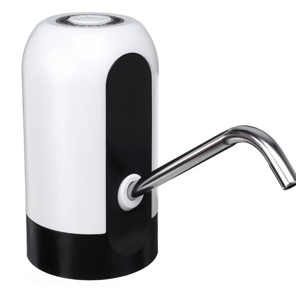 Bomba Elétrica USB para Galão - Recarregável - Preto