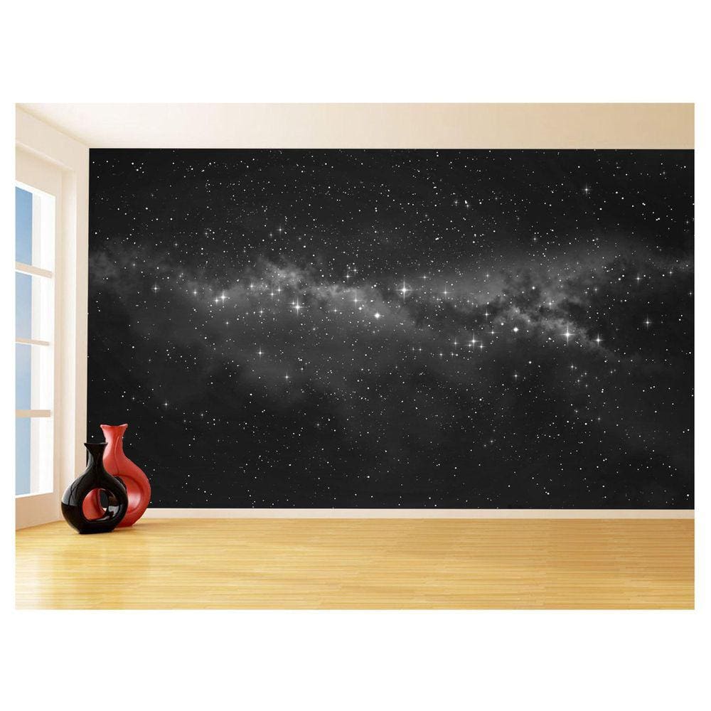 Papel De Parede 3D Espaço Estrelas Galáxia 3,5M Nsp112