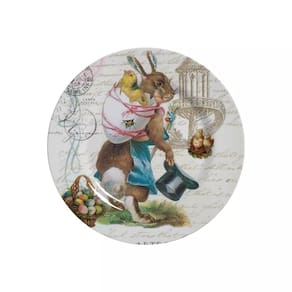 Prato Sobremesa Easter Vintage Pascoa Alleanza 6 un