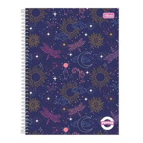 Caderno Universitário Espiral 20x27,5 cm Pepper 1 Matéria 80 Folhas CAPAS NOVAS - Tilibra