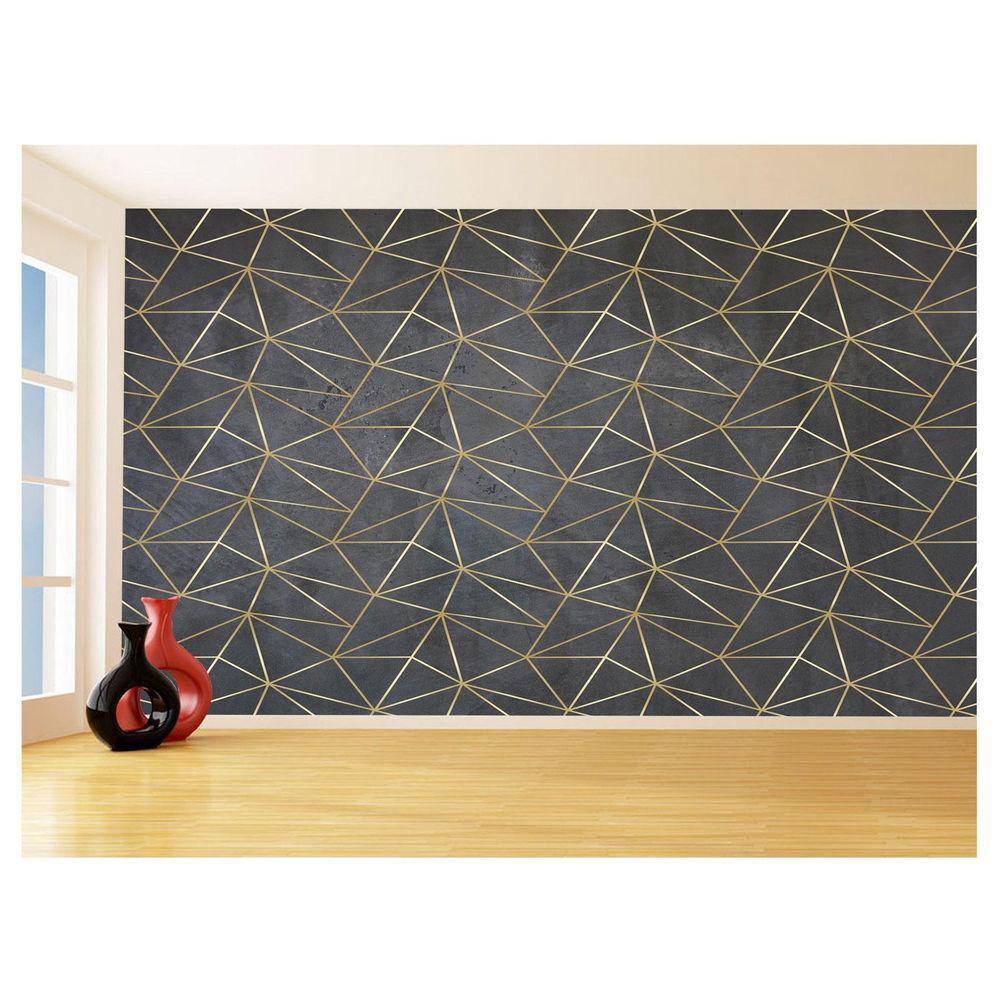 Papel De Parede 3D Concreto Queimado Risco Bege 3,5M Kkt120