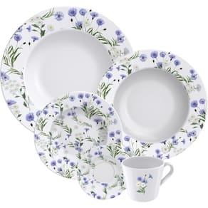 Aparelho De Jantar Tramontina Porcelana Ana Alice 20 Pç